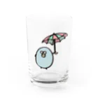 幸せ太りのアオイトリの巣の幸せ太りのアオイトリ Water Glass :front