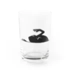 健康体のカエルスイマー(クロール) Water Glass :front