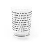 Toshiyuki MaedaのTar Coon ☆ Car Toon ☆ CafFe ☆  Water Glass :front