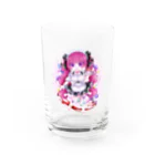 来世の林檎しゃん のSuicide Maid ミニキャラピンク色 グラス前面