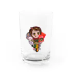 h45m69の甘グリチャンとアッキー Water Glass :front