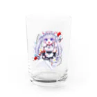 来世の林檎しゃん のSuicide Maid ミニキャラ白色 Water Glass :front