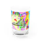 鷲山加奈グッズSHOPのまだ大人になりたくないかなぽんと一緒グラス Water Glass :front