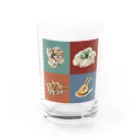 oilpastelhinaの中華料理 Water Glass :front