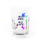 ひのいろ研究室　購買部のNO ART,NO LIFE. Water Glass :front