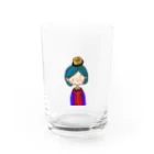 頭に乗せちゃいました。のほっとけ！みか Water Glass :front