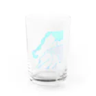 ゆきまる印 @バス停のしゅわしゅわ Water Glass :front