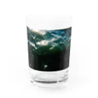 白湯の写ルンですで撮った江ノ島の海 グラス前面