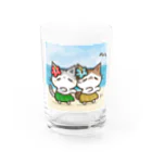 おはまじろうのお店のコハマとコエリのフラダンス Water Glass :front