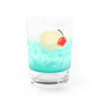 あおねこのお店。のいつでもクリソ。 Water Glass :front