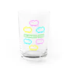 もんぺ＋MORPHEUSのカラフルモルドット Water Glass :front