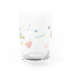 ウクレレちゃんと女の子のウクレレちゃんグラス Water Glass :front