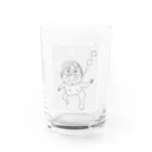 お爺の巣窟の泳ぐおじい Water Glass :front