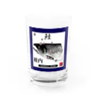 G-HERRINGの鮭！（稚内） あらゆる生命たちへ感謝をささげます。 Water Glass :front