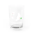 ゆるり堂のカラーでぱっかーん白 Water Glass :front