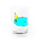 くまくまこーぽれーしょんのサカナユニコーン Water Glass :front