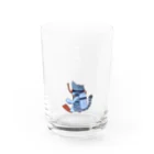 neko-neko-nekoのDIVING CAT Water Glass :front