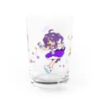 パプミショップのエビふりゃー食ってる場合じゃねえグラス Water Glass :front