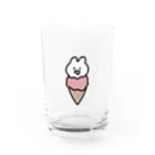 しあわせはおいしいよのとろ〜りアイスうさちゃん Water Glass :front