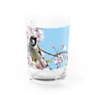 CHICHI&CAMERAのスズメ Water Glass :front