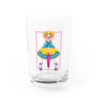 なまこの酢漬けアイテムの傘子ちゃん Water Glass :front