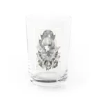 白鹿の蟒蛇 Water Glass :front