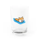 しばじるしデザインの泳ぐ！しばいぬ Water Glass :front