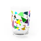 でおきしりぼ子の実験室のTrianglez_ｗ Water Glass :front