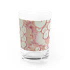 いろいろ色えんぴつのHot Octopus  Water Glass :front