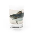 よっちーStoreのスズキくん Water Glass :front