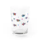 ごろごろにゃんすけのごろごろにゃんすけと魚たち Water Glass :front