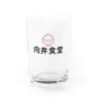 夕暮れ社のフライデーナイト【オリジナルグッズ】の向井食堂 Water Glass :front