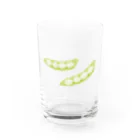 applewinee_illustrationのpea chan Water Glass :front
