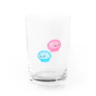 もものはな屋のつやつやくらげ Water Glass :front