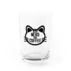 T-sukeのNEKO no COFFEE（Black/LOGO） グラス前面