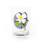 か〜ごのドクダミの花 Water Glass :front