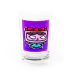 オクサバットのオドロキまくりのボタンちゃん Water Glass :front