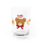 めめのぺろくまクッキー Water Glass :front