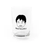 寝不足です。のNatsuru Water Glass :front