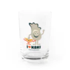 YoakeNecoのカキおじさんとレモンちゃん　東北☆家族 Water Glass :front