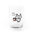 堕天使ストアのバーボンを飲む猫 Water Glass :front
