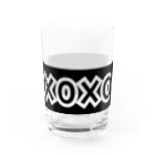 XOXOのXOXOロゴ　グラス グラス前面