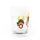 キッチュのカブリモノ天下人パンダ Water Glass :front