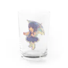 不死千代のあんぶれらがーる Water Glass :front