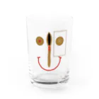 yuccoloのsewing smile Water Glass :front