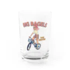 nidan-illustrationの"big bagels" Water Glass :front