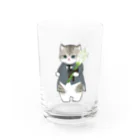 mofusandの花婿にゃん Water Glass :front