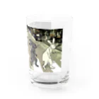 超獣★GIGAのRABBY ROAD 白ロゴ Water Glass :front