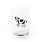 BB onlineのカウくん Water Glass :front