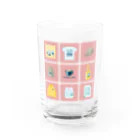 Teal Blue CoffeeのTealBlueItems _Cube PINK Ver. Water Glass :front